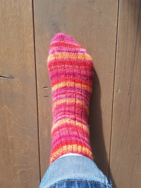First sock of 2018